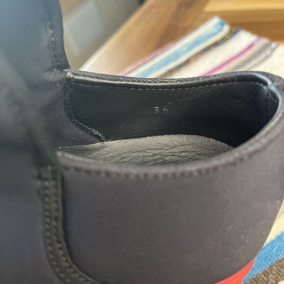 IRi NYC Wes black Red low Top Slip on Womens Sneaker size Eu 36 US 5.5 - Picture 6 of 7